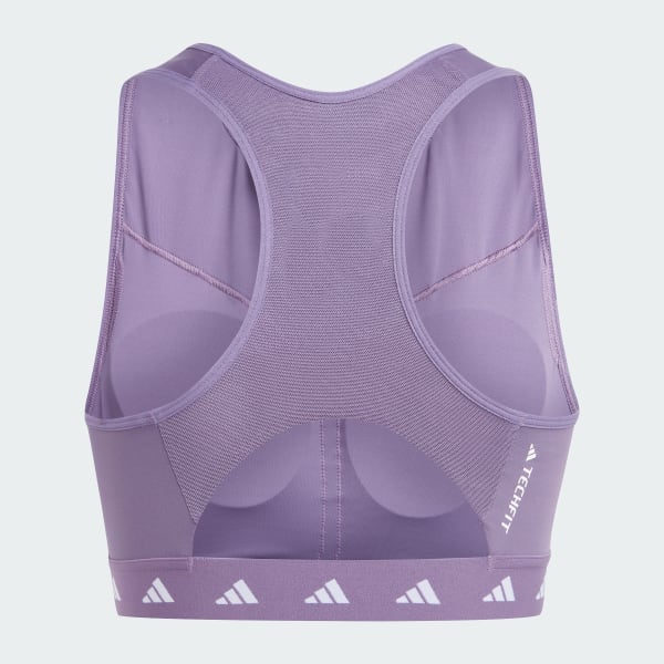 Roxo Sutiã de Sustentação Intermédia Techfit Powerimpact
