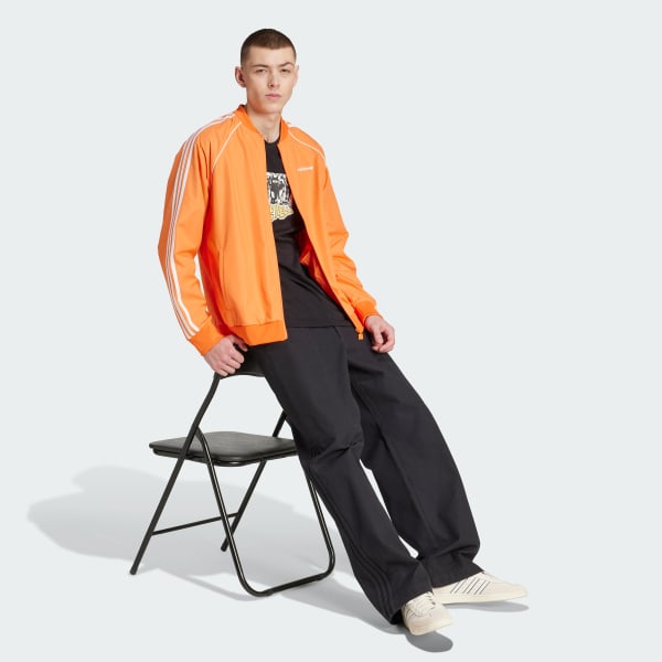 Orange Archive Track Top