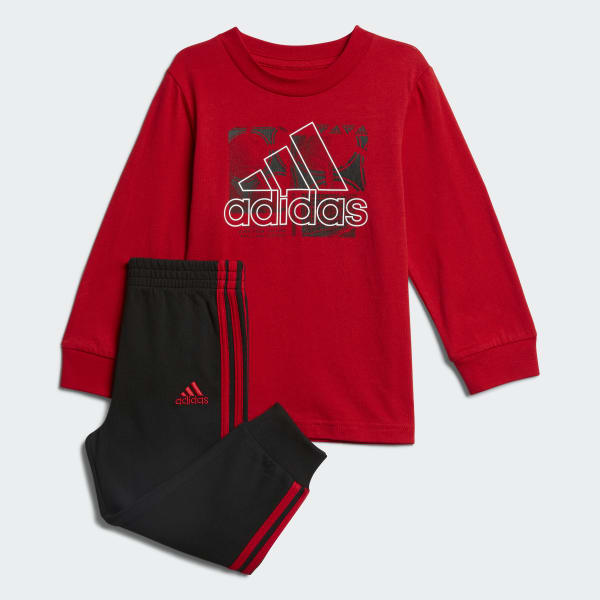 adidas Playtime Top and Joggers Set - Red | adidas US
