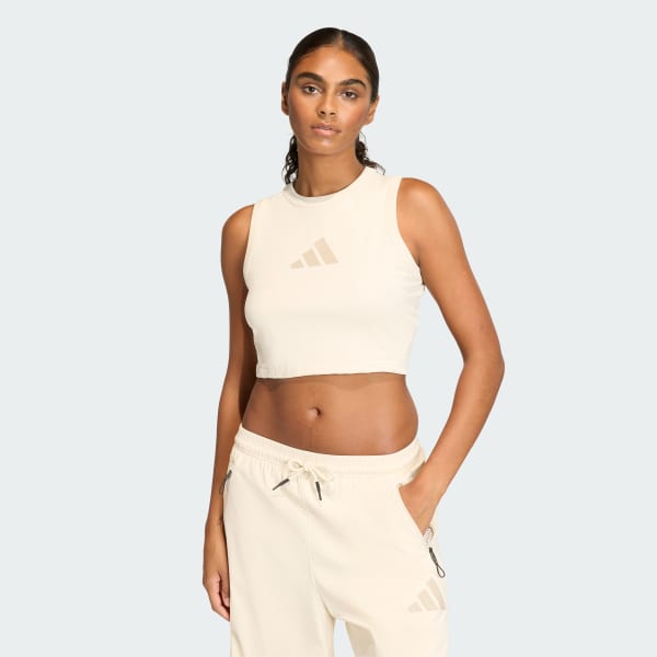 Beige CAMISETA ADIDAS Z.N.E. SIN MANGAS