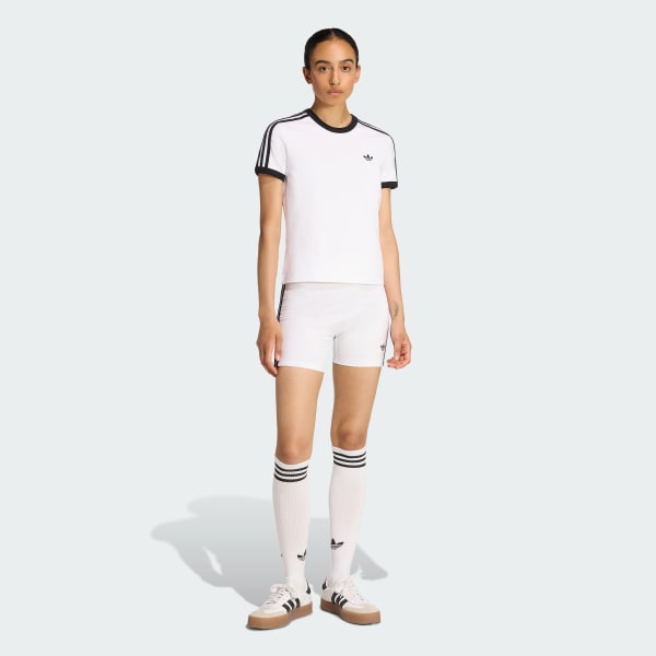 Wit 3-Stripes Slim-Fit T-shirt