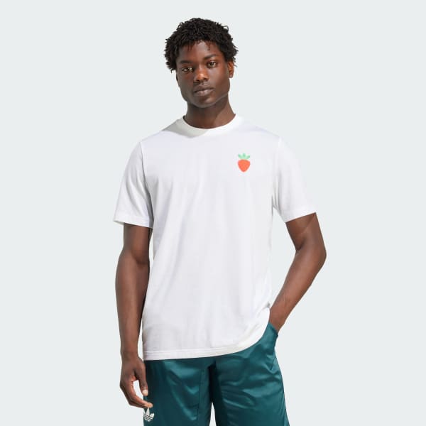 Blanco Playera de Tenis Graphic