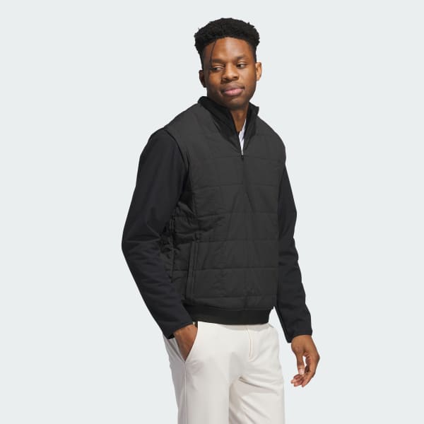 Black Ultimate365 Quilted Dwr Half Zip Pullover