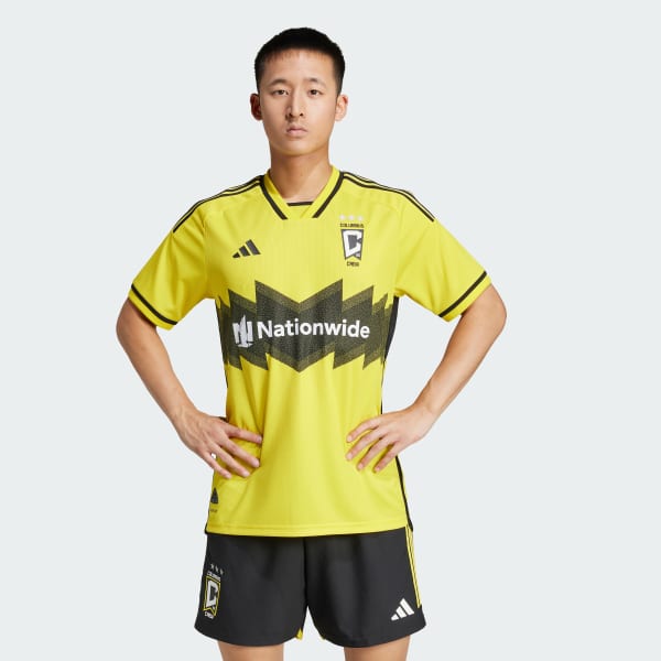 adidas Columbus Crew 24/25 Home Authentic Jersey - Yellow | Free