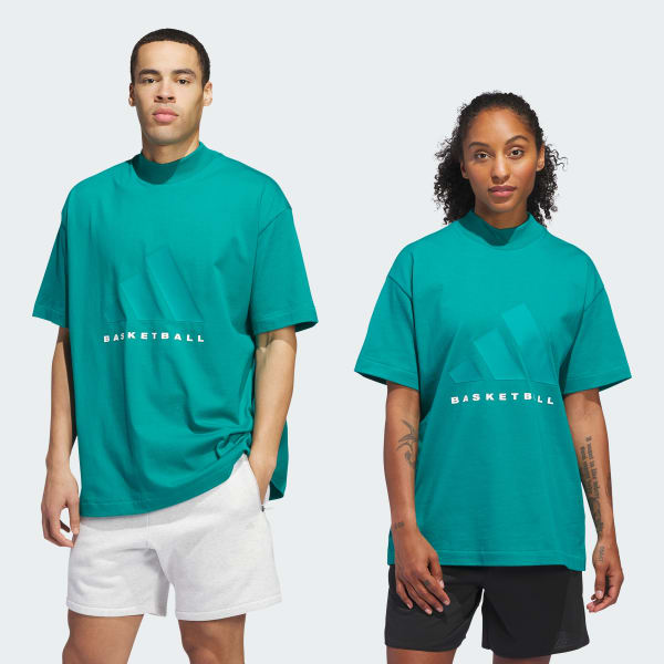 adidas Basketball 001 T Shirt Grun adidas Deutschland