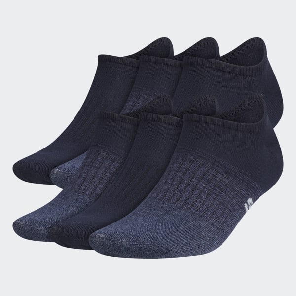 adidas Superlite Badge of Sport No-Show Socks 6 Pairs - Blue | Men's ...