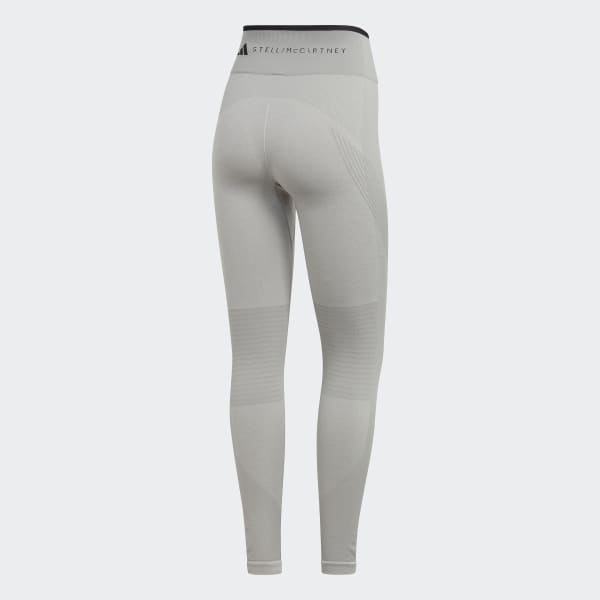 Plomo Licras Sin Costuras TrueStrength para Yoga adidas by Stella McCartney 7/8 Pretina Alta