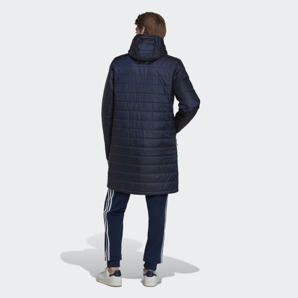 Bleu Manteau matelassé O7453