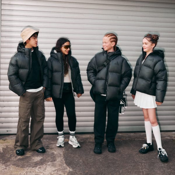 アディダス アディダス Z.N.E. パファー ジャケット キッズ - ブラック