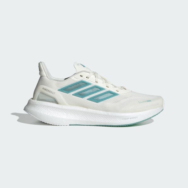 White Pureboost 5 Climacool Shoes