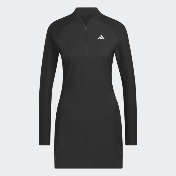 Black Long Sleeve Golf Dress