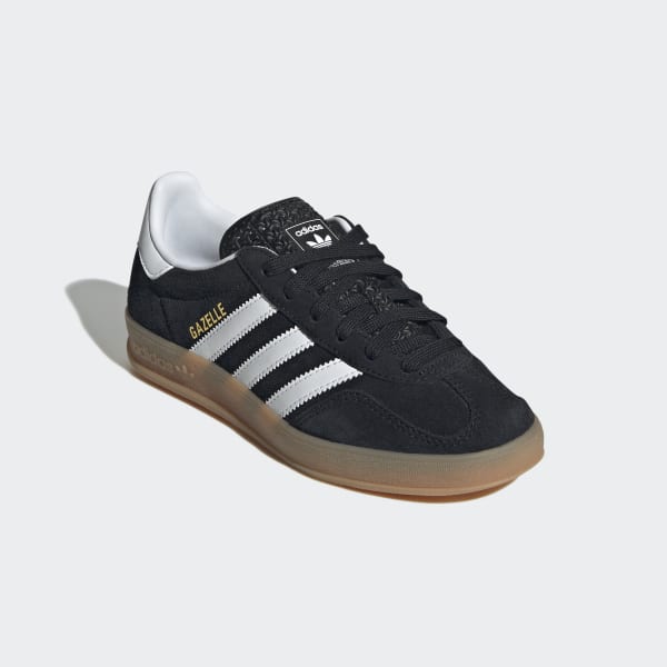 adidas Gazelle Indoor Shoes Kids - Black | Free Shipping with