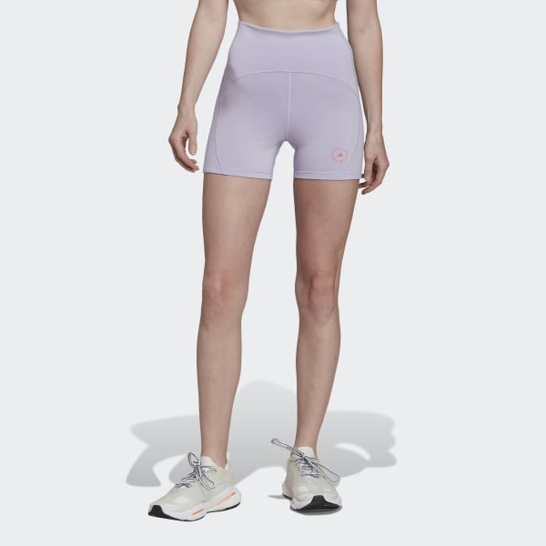 Purple adidas by Stella McCartney TrueStrength Yoga Short Tights TI369