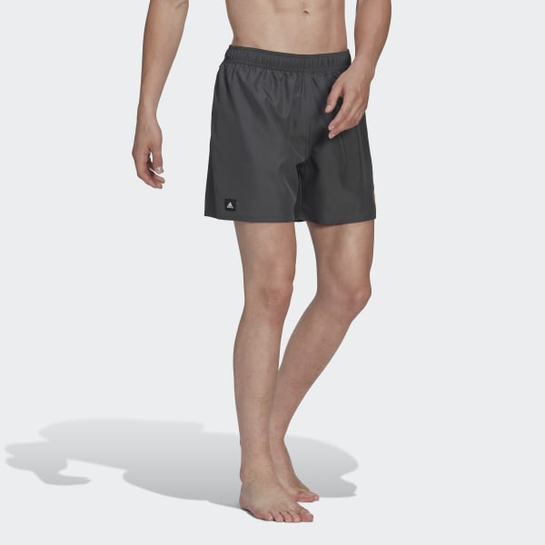 adidas CLX Short Length Swim Shorts Grey adidas UK