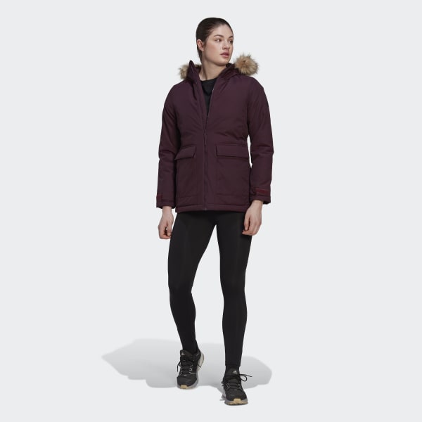 cervená Parka Utilitas Hooded AV267