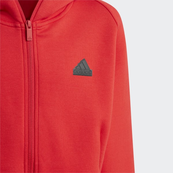 Red adidas new arrivals youth jacket