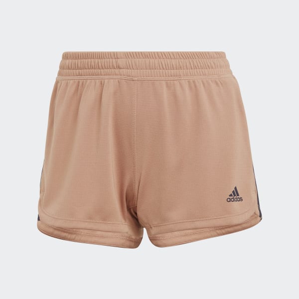 Brown Pacer 3-Stripes Knit Shorts