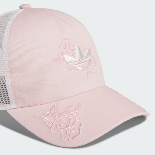 Pink Unisex Trefloral Trucker