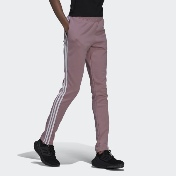 fialová Tepláky adidas Sportswear Future Icons 3-Stripes Skinny ZF983