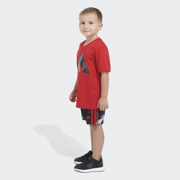 Adidas red shop camo shirt