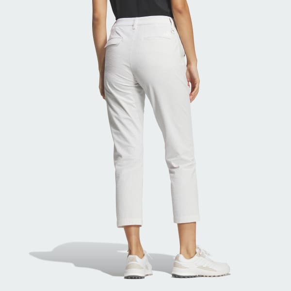 グレー シアサッカー パンツ