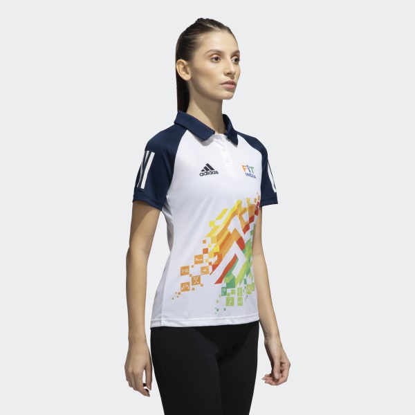 Adidas khelo sales india t shirt