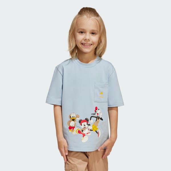 Azul Camiseta adidas x Disney Mickey Mouse (Niños)