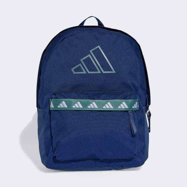 Blue adidas Classic Tape Backpack