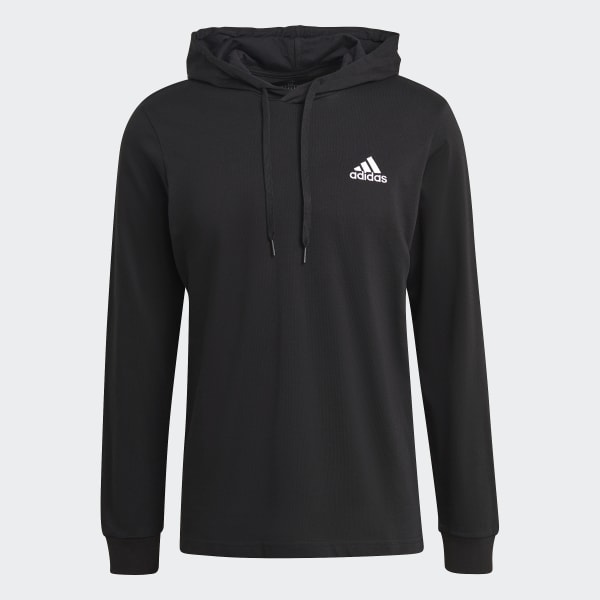 adidas hoodie with small logo