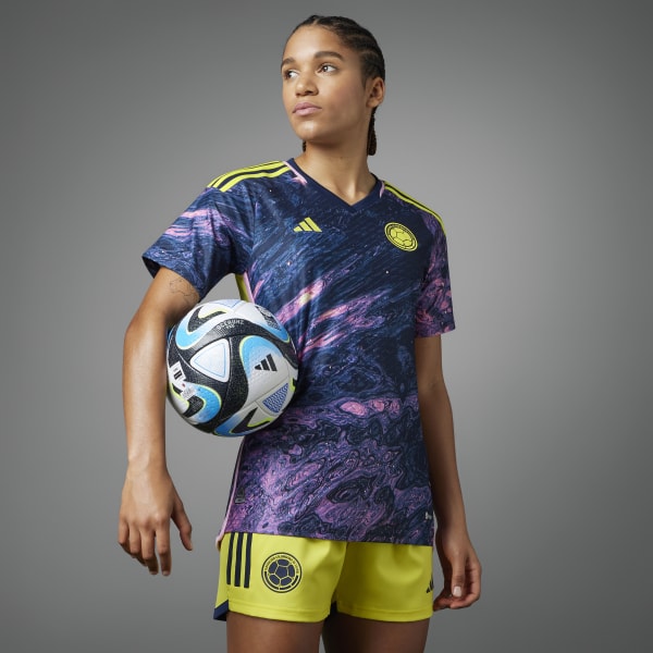 Camiseta Visitante Versión Jugadora Selección Colombia Femenina - Multicolor | adidas Colombia