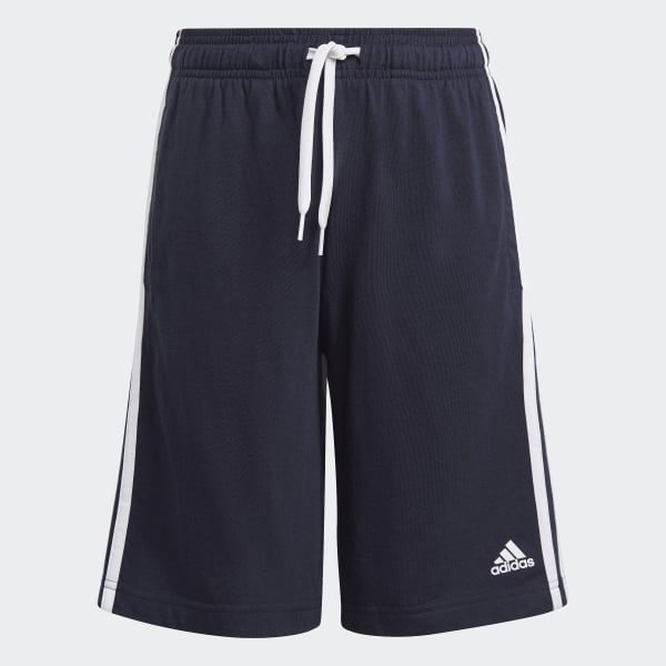 Niebieski adidas Essentials 3-Stripes Shorts