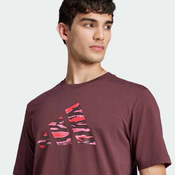 adidas Codes Camo Graphic Tee - Burgundy | Free Shipping adidas Codes Camo Graphic Tee - Burgundy | Free Shipping