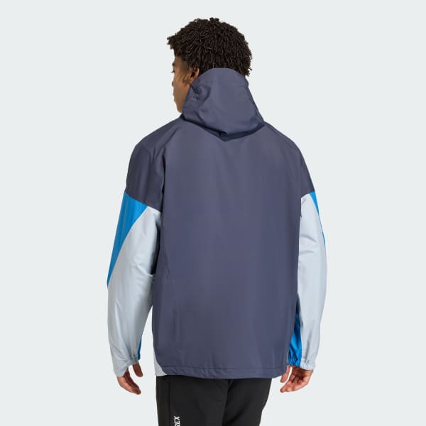 Blu Anorak Terrex Xploric 2.5 Layer CLIMAPROOF