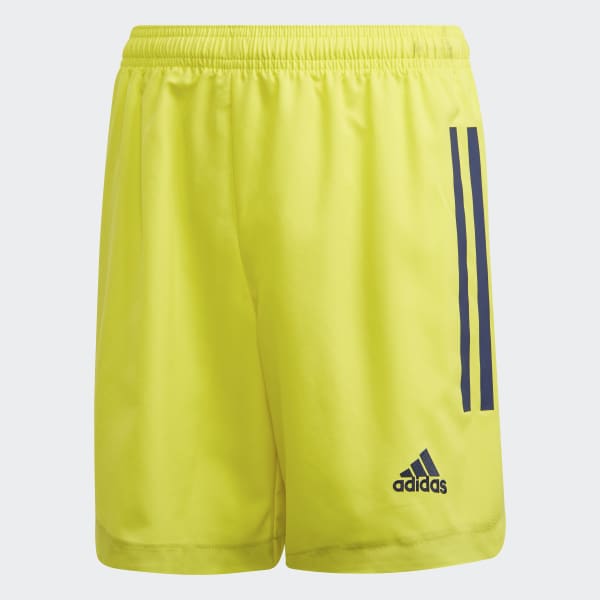 adidas neon yellow shorts