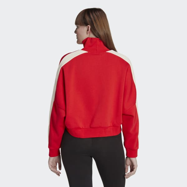 Rosso Felpa adidas Ski Chic