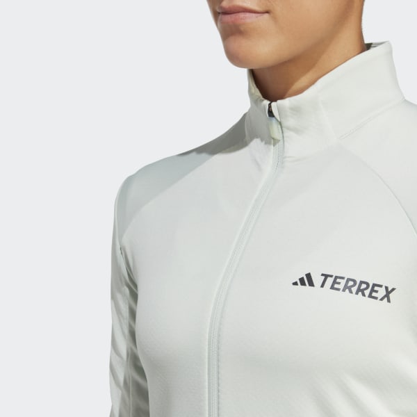 adidas TERREX Women\'s Multi Fleece | Hiking - Full-Zip US adidas Green | Jacket