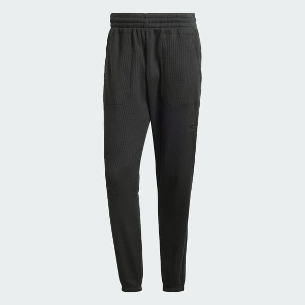 Negro Pantalón Trifolio Essentials Waffle