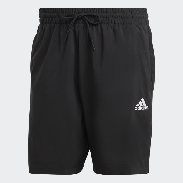 Negro Shorts Essentials AEROREADY Chelsea Logo Pequeño