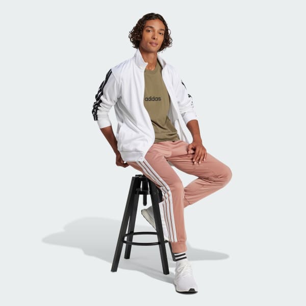 Verde Polera Essentials Linear Single Jersey