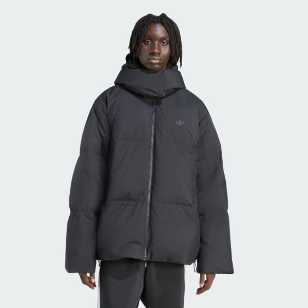 adidas Originals Duck Down Puffer Jacket - Black | Free Shipping
