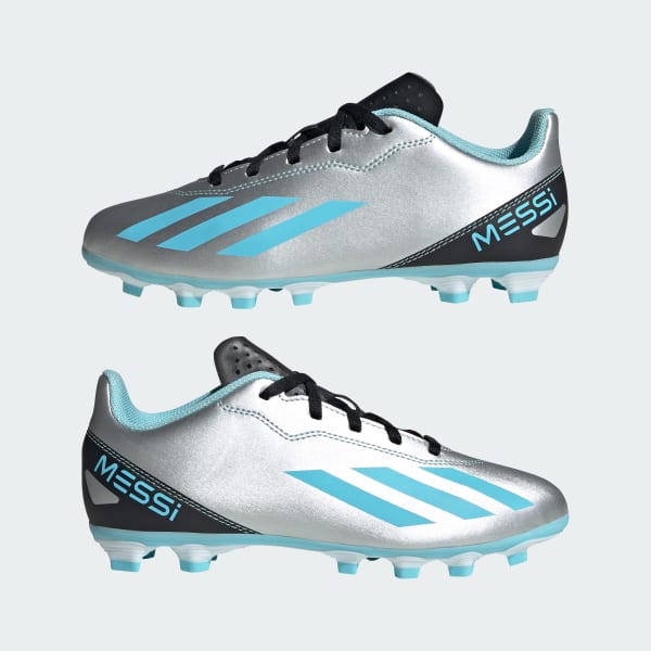 Chuteira X Crazyfast Messi.4 FXG - Prata adidas | adidas Brasil