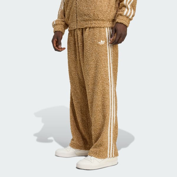 hnedá TEPLÁKOVÉ NOHAVICE BOUCLE FIREBIRD TRACKPANT