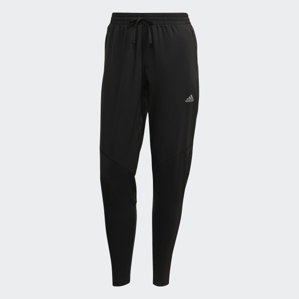 Preto Calças de Running Fast