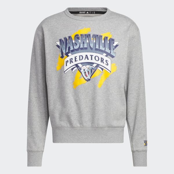 Adidas Wild Vintage Crew Sweatshirt Medium Grey Heather S Mens