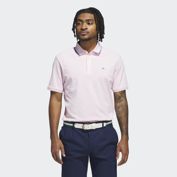 【adidas GOLF/アディダス】Vネック ツイストニット半袖シャツ・XL白 アディダス 【オリジナルスゴルフ】ツイストニット ワンポイント