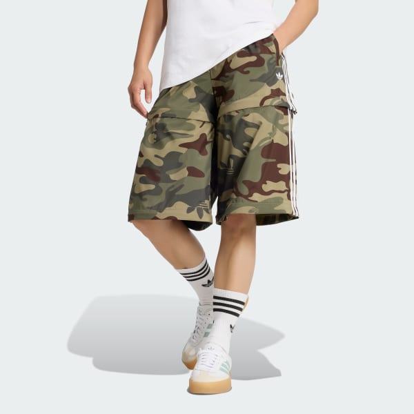 Multicores Calça CARGO 3 EM 1 adidas ORIGINALS CAMO ADILENIUM FB TP