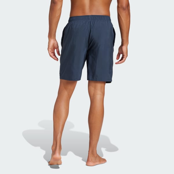 Azul Shorts Swim Comprimento Clássico Solid CLX