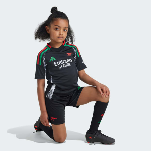 adidas Arsenal 24 25 Away Mini Kit Kids Black adidas Malaysia