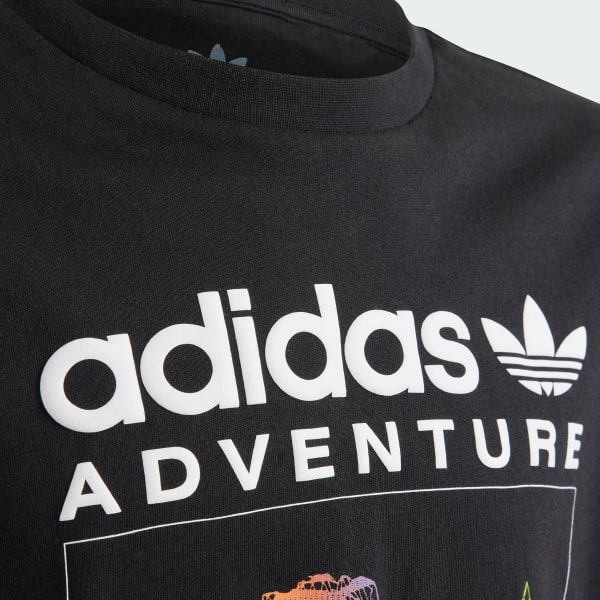 Polera negra adidas online