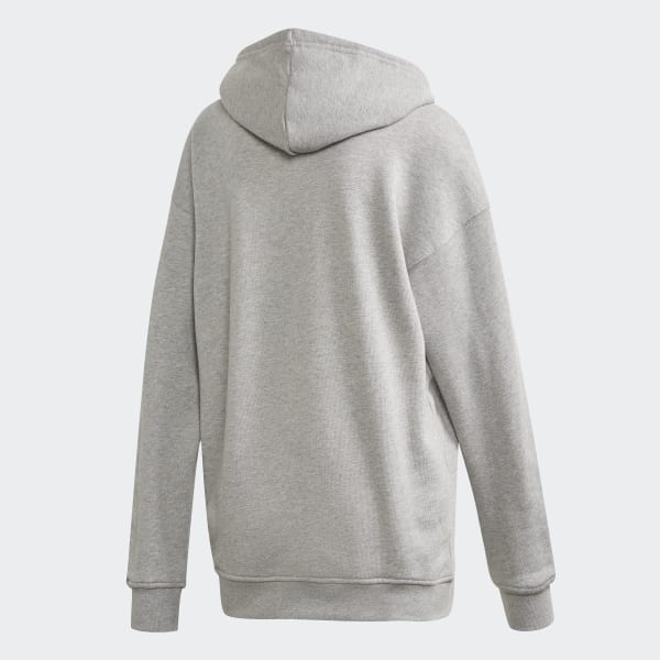 Buzo gris con capucha new arrivals